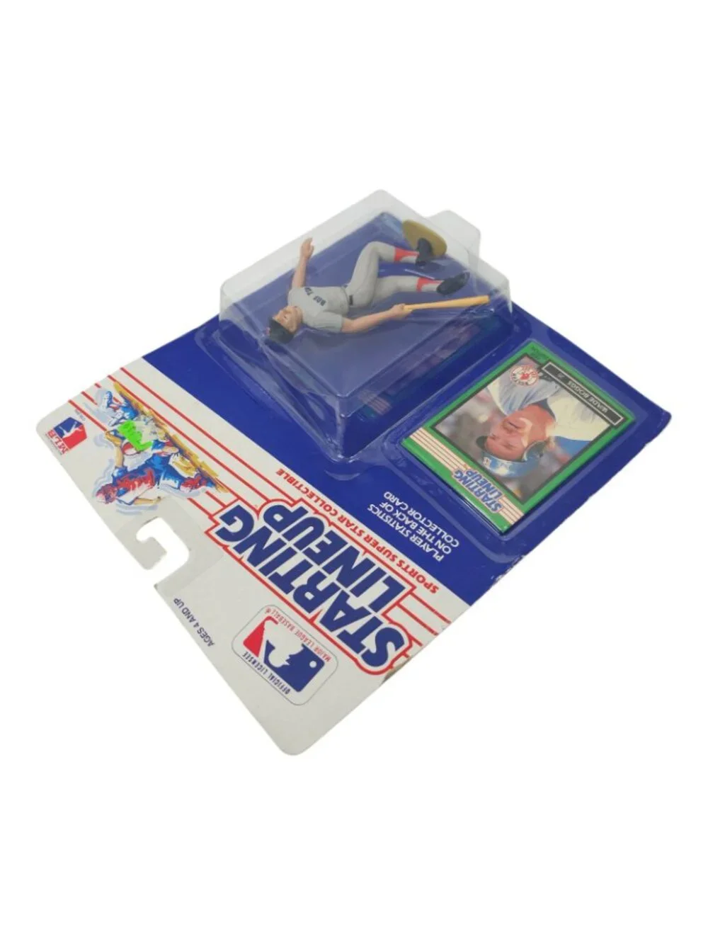 1989 Kenner Starting Lineup Wade Boggs Boston Red Sox Action Figure Card NOC